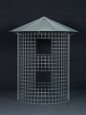 Kleiner Holzschuppen 4m3 mit verzinktem Dach