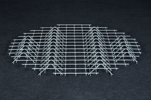 Verzinkter Stahlbodenrost - kleiner Holzschuppen 