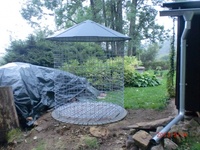 Großer Holzschuppen 6m³ mit Aludach