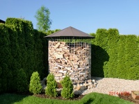 Großer Holzschuppen 6m³ mit Aludach