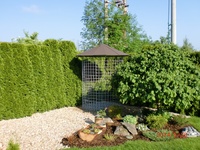 Großer Holzschuppen 6m³ mit Aludach