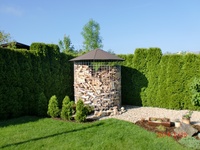 Großer Holzschuppen 6m³ mit Aludach