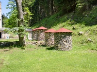 Großer Holzschuppen 6m³ mit Aludach