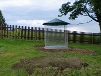 Großer Holzschuppen 6m³ mit Aludach