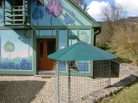 Großer Holzschuppen 6m³ mit Aludach