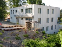 Großer Holzschuppen 6m³ mit Aludach