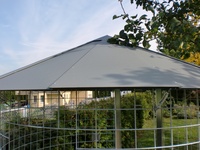 Großer Holzschuppen 6m³ mit Aludach