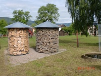 Kleiner Holzschuppen 4m³ mit verzinktem Dach