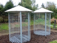 Kleiner Holzschuppen 4m³ mit verzinktem Dach