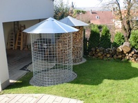 Kleiner Holzschuppen 4m³ mit verzinktem Dach