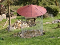 Nichtverzinkter Bodenrost