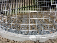 Nichtverzinkter Bodenrost