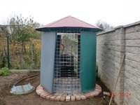 Untergrund unter den Holzschuppen 