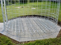 Untergrund unter den Holzschuppen 